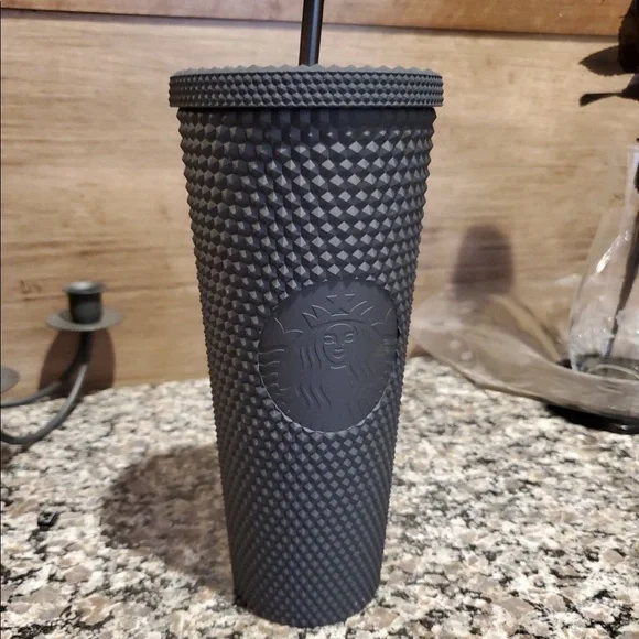 starbucks matte black studded venti cup